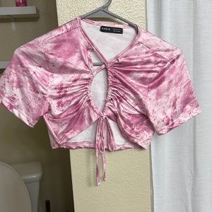 Pink Crop Top